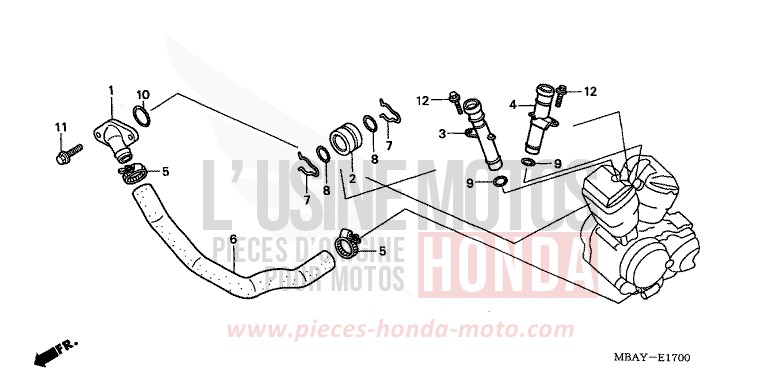 WASSERROHR von Shadow Aero REARL SEDONA RED (R223B) von 2001